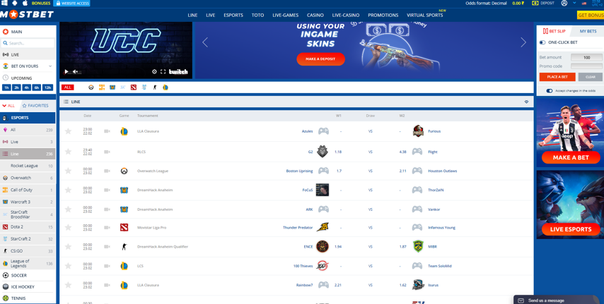MostBet BC