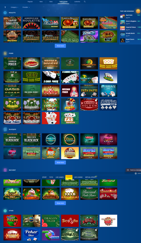 Huge selection